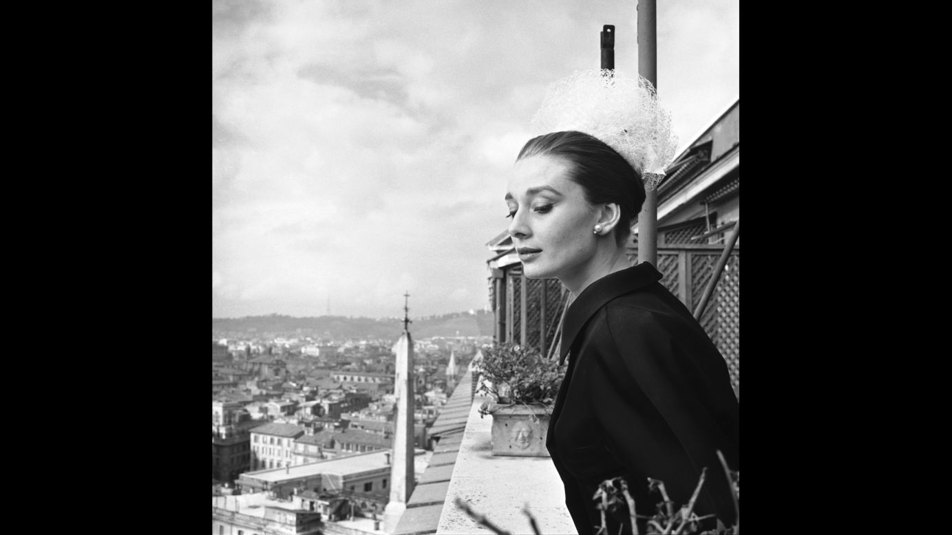In 1954, photographer Cecil Beaton praised Hepburn as a new feminine ideal in British Vogue magazine, Trompeteler wrote in an email. When Beaton photographed her on the balcony of the Hassler Hotel in Rome in 1960, he went on to write, "She has now a new womanly beauty."