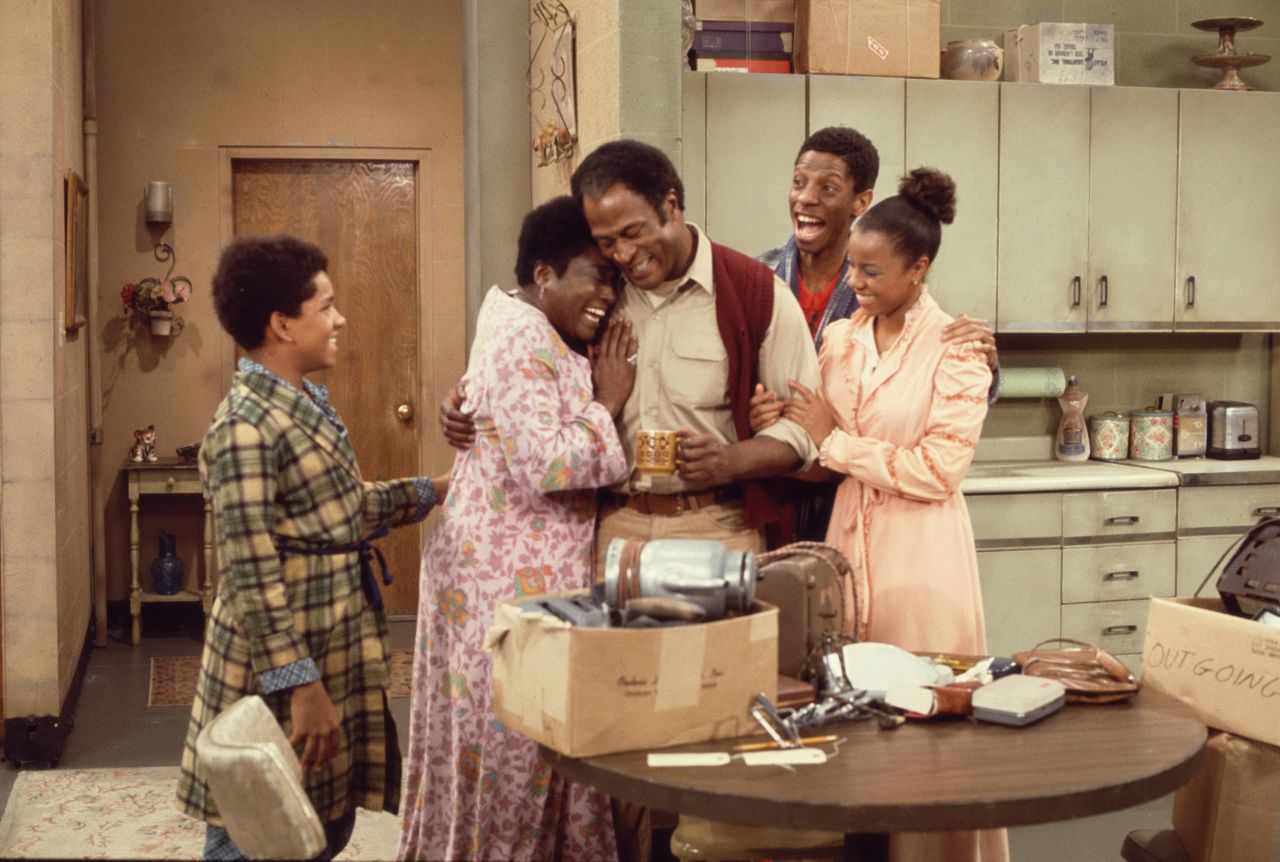 As "All in the Family" led to "Maude," "Maude" led to "Good Times." Producer Norman Lear built the spinoff around Maude's housekeeper, played by Ester Rolle, second from left. The comedy depicted, with notable realism in its early seasons, the challenges of an African-American family living in difficult economic circumstances.