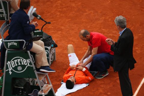 Nadal is on a collision course with world No. 1 Novak Djokovic in the quarterfinals. Djokovic won in straight sets, too, but the big news from his match was the Serb taking a medical timeout for a leg problem. 
