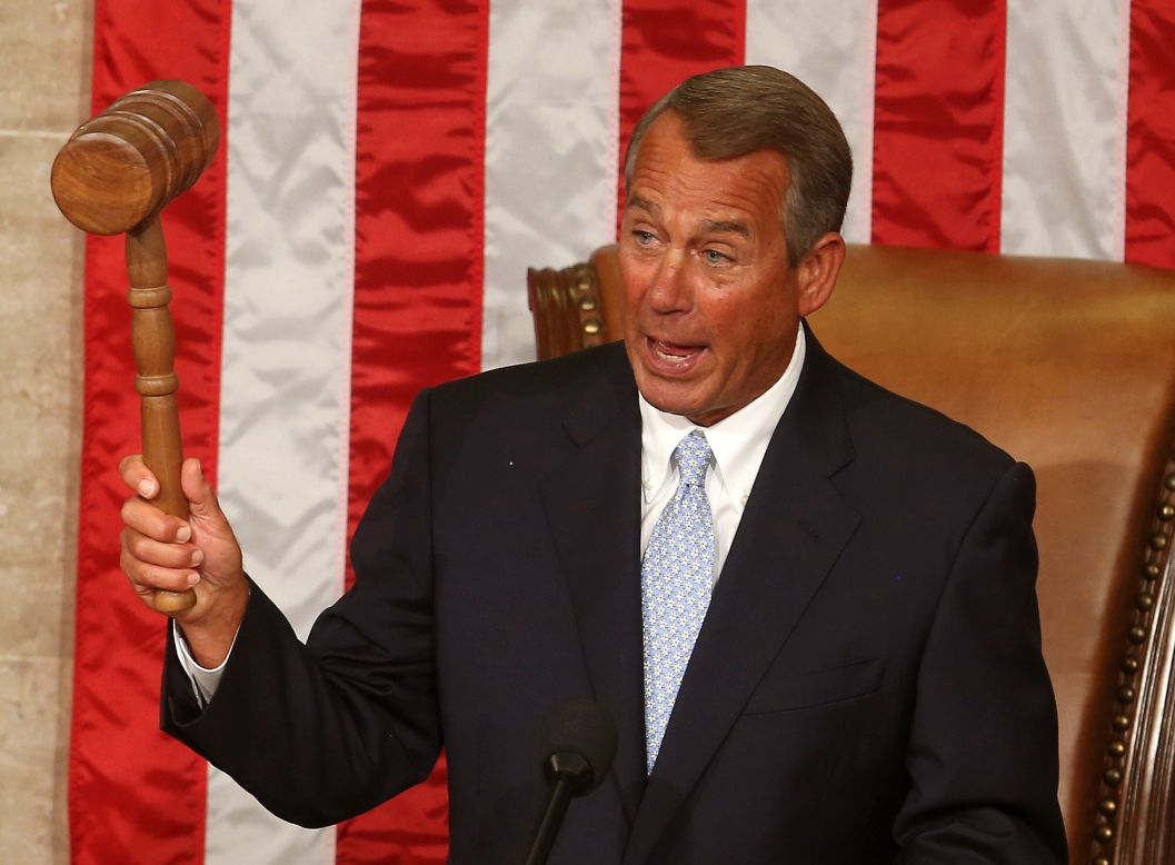 Former Speaker John Boehner, a Republican from Ohio, gained his power from his predecessor, former Speaker Nancy Pelosi, when the GOP gained the majority of seats in the House in the 2010 midterm elections. Boehner announced his intention to leave the position in September 2015, and Paul Ryan succeeded him in October.