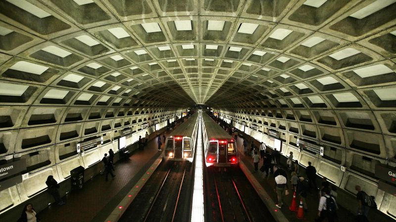 Ето малко информация за метрото на Вашингтон, окръг Колумбия, обикновено
