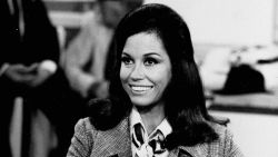 Actress Mary Tyler Moore appears in character as Mary Richards in "The Mary Tyler Moore Show"  on August 1970.