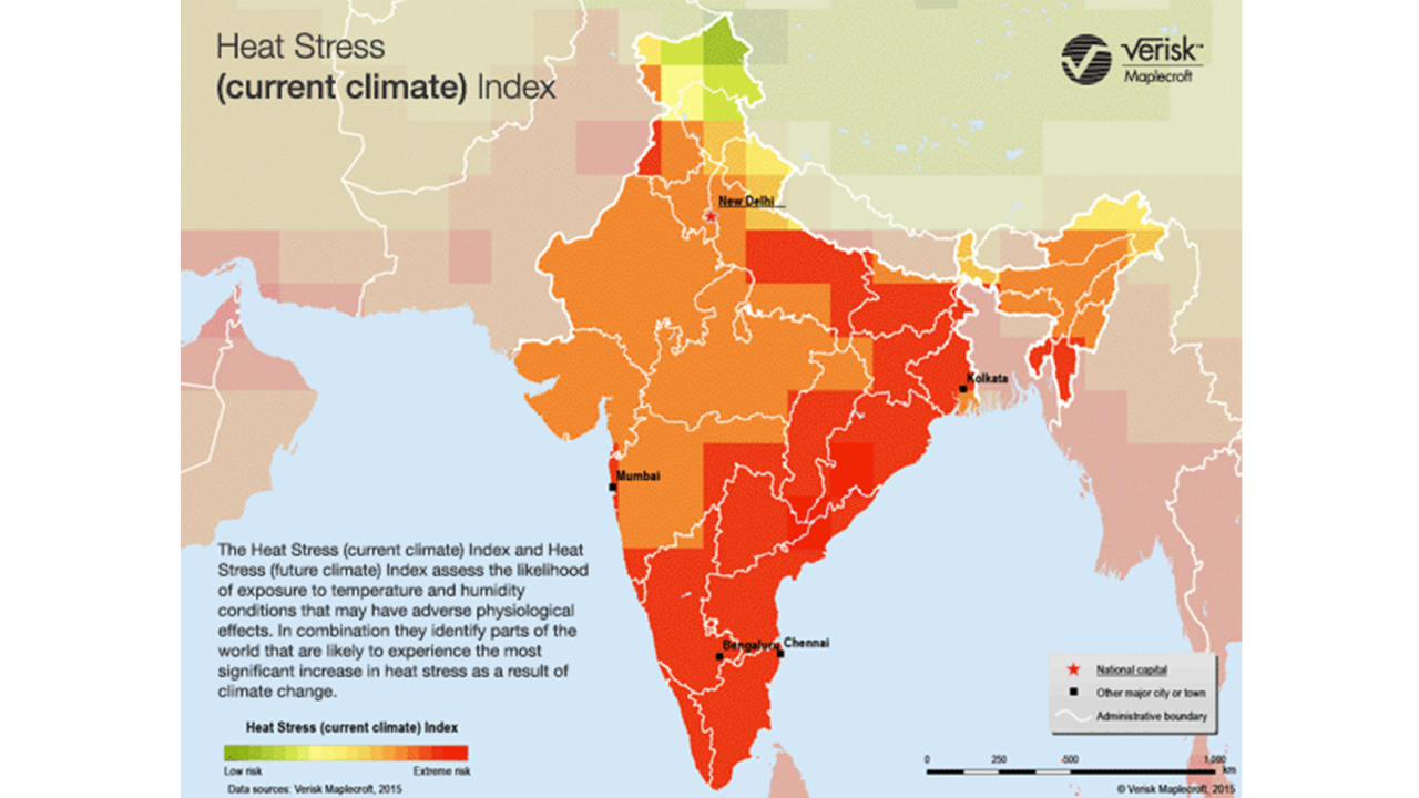 MAP india heatstress current