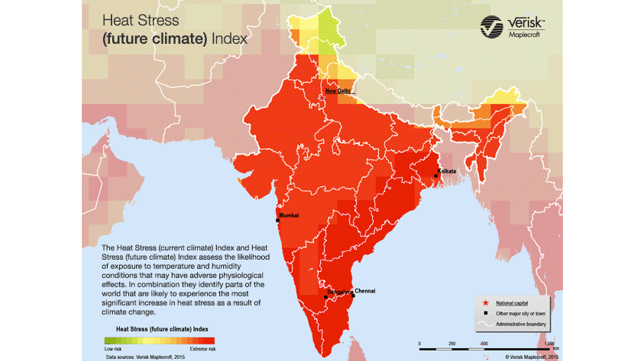 MAP india heatstress future