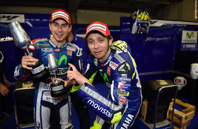 Lorenzo and Rossi endured a difficult relationship a few years ago but the pair are now on good terms now that they have both "matured."