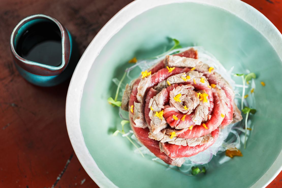 Kom-Ba-Wa's rose beef.