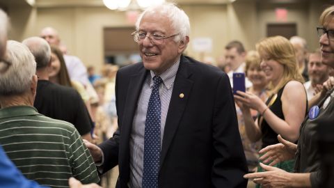Democratic presidential candidate Bernie Sanders campaigns in Iowa 