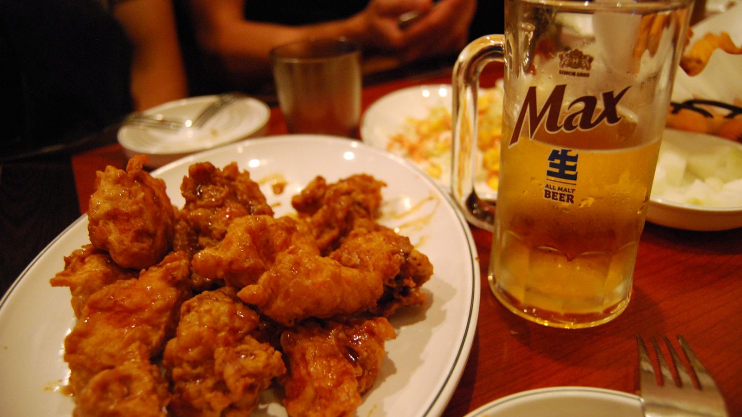 Chimaek -- the term used to describe the fried chicken (chi) and beer (maekju) combo -- has been thriving in South Korea for years but the world is only now catching on.