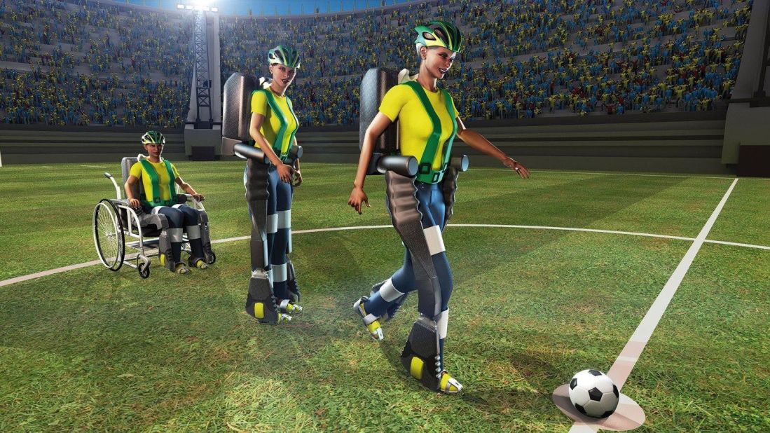 Brain computer interfaces allow subjects to move objects with their mind, or even play football. 