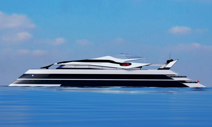 Klyukin has designed a number of high-concept yachts, although none have yet been built.