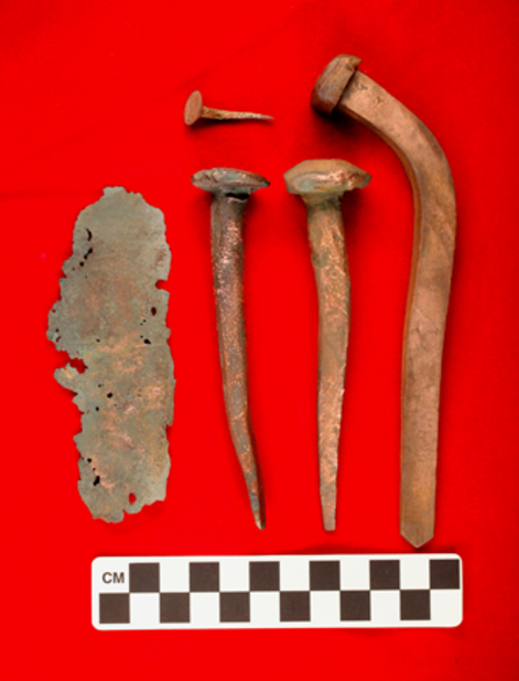 The continent has been home to many such historic finds over the years. In June, archaeologists and divers found the remains of an 18th century Portuguese slave ship off the coast of Cape Town, South Africa. The ship is believed to have been on its way from Mozambique to Brazil in 1794. These copper fastenings and copper sheathing were also uncovered. 