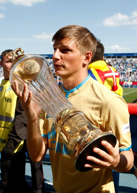 Former Arsenal player Andrey Arshavin claims his third title with the club he has spent all but four years of his professional career with.