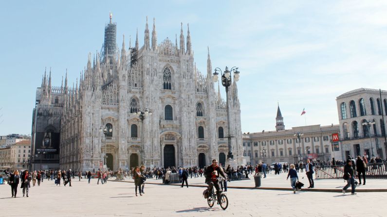 The Gothic cathedral in Milan, Italy, is No. 7 on the TripAdvisor list.