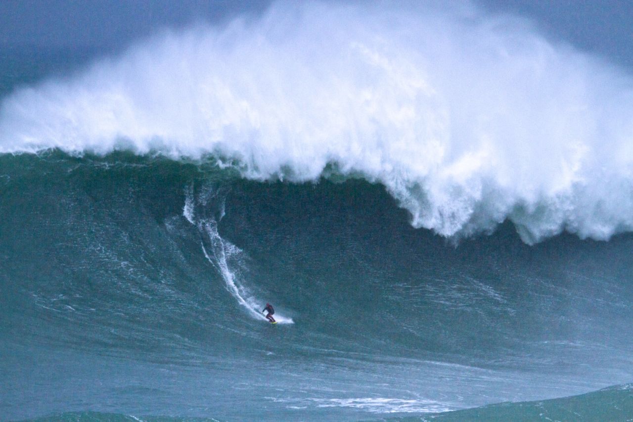 But it is the monster waves that really draw him, each one lasting no more than five to 10 seconds.