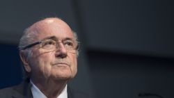 FIFA President Sepp Blatter holds a press conference at the headquarters of the world's football governing body in Zurich on June 2, 2015.