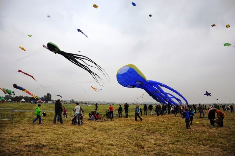 <a href="http://ireport.cnn.com/docs/DOC-1176699">Families fly kites</a> at the former Tempelhof Airport. Once one of Europe's busiest, it ceased operations in 2008 and became a public park. 