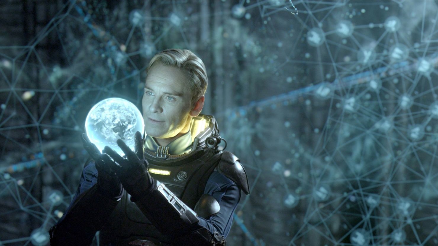 Michael Fassbender stars in the 2012 sci-fi mystery "Prometheus." 