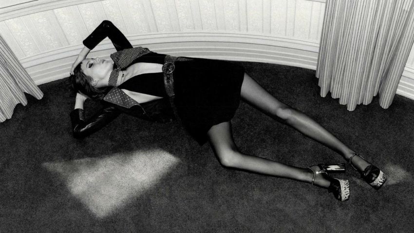 Yves Saint Laurent advert which was banned by the UK's advertising watchdog, the Advertising Standards Agency, for being irresponsible because it featured a model who looked "unhealthily underweight."