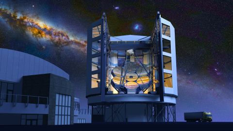 Astronomers hope to use the giant telescope to search for habitable planets, as well as to explore mysteries surrounding dark matter and dark energy. 