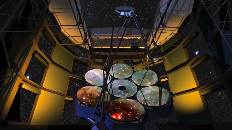 Giant magellan hot sale telescope project