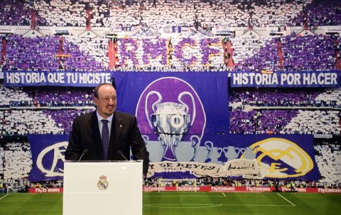 Benitez was appointed Real Madrid's new coach in June 2015, the Spaniard signing a three-year deal at the Santiago Bernabeu.