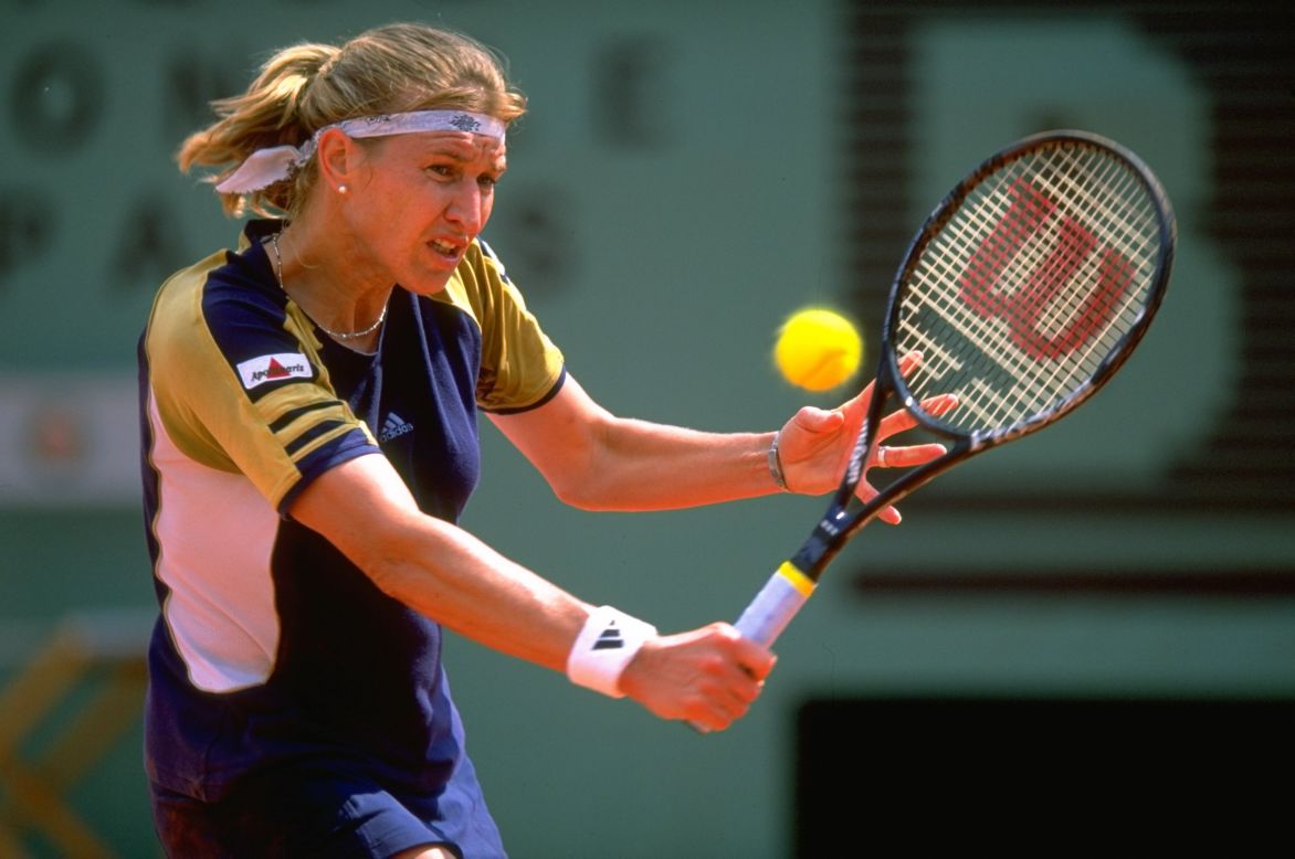Graf holds the all-time grand slam record in the women's modern era of 22 titles. The German had won six in a row before losing to Sanchez-Vicario.