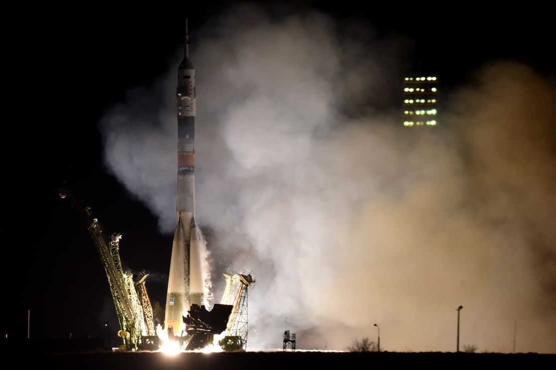 Russian Soyuz craft take crew members to the ISS.