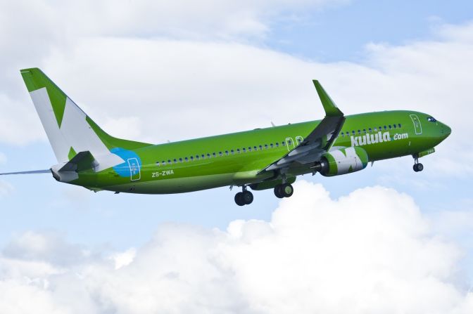 South-African budget airline Kulula.com, known for its striking green livery, launched in 2001. This year it's been honored for value and safety in the low-cost sector. 