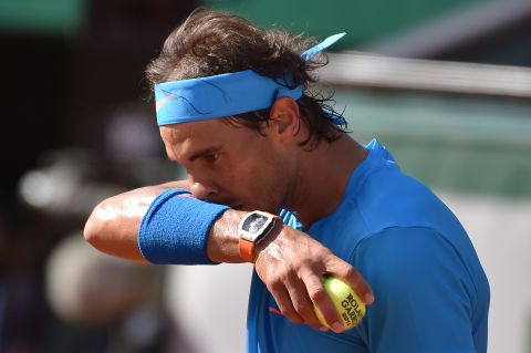 Nadal vowed to "fight" to get back to winning ways. He'll now think of the grass-court season, which begins Monday. 