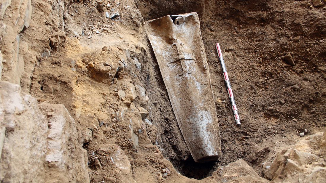 A team from the French National Institute for Preventive Archaeological Research discovered the body in a hermetically sealed lead coffin during a rescue excavation on a construction site for a conference center in Rennes in northwestern France.
