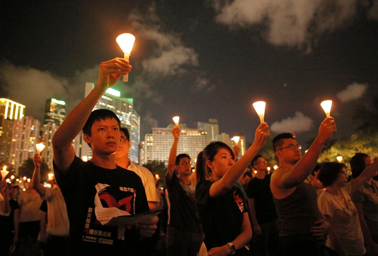 In addition to honoring the victims of the June 4 crackdown, the vigil is also treated by participants as an expression of discontent with the governments of China and Hong Kong.