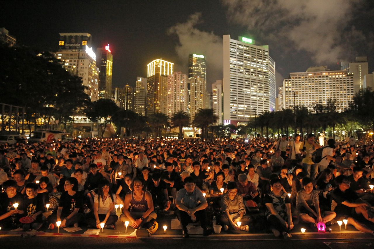 Hong Kong, a former British colony, is the only place in Chinese territory where major public remembrances of the Tiananmen Square crackdown are held.