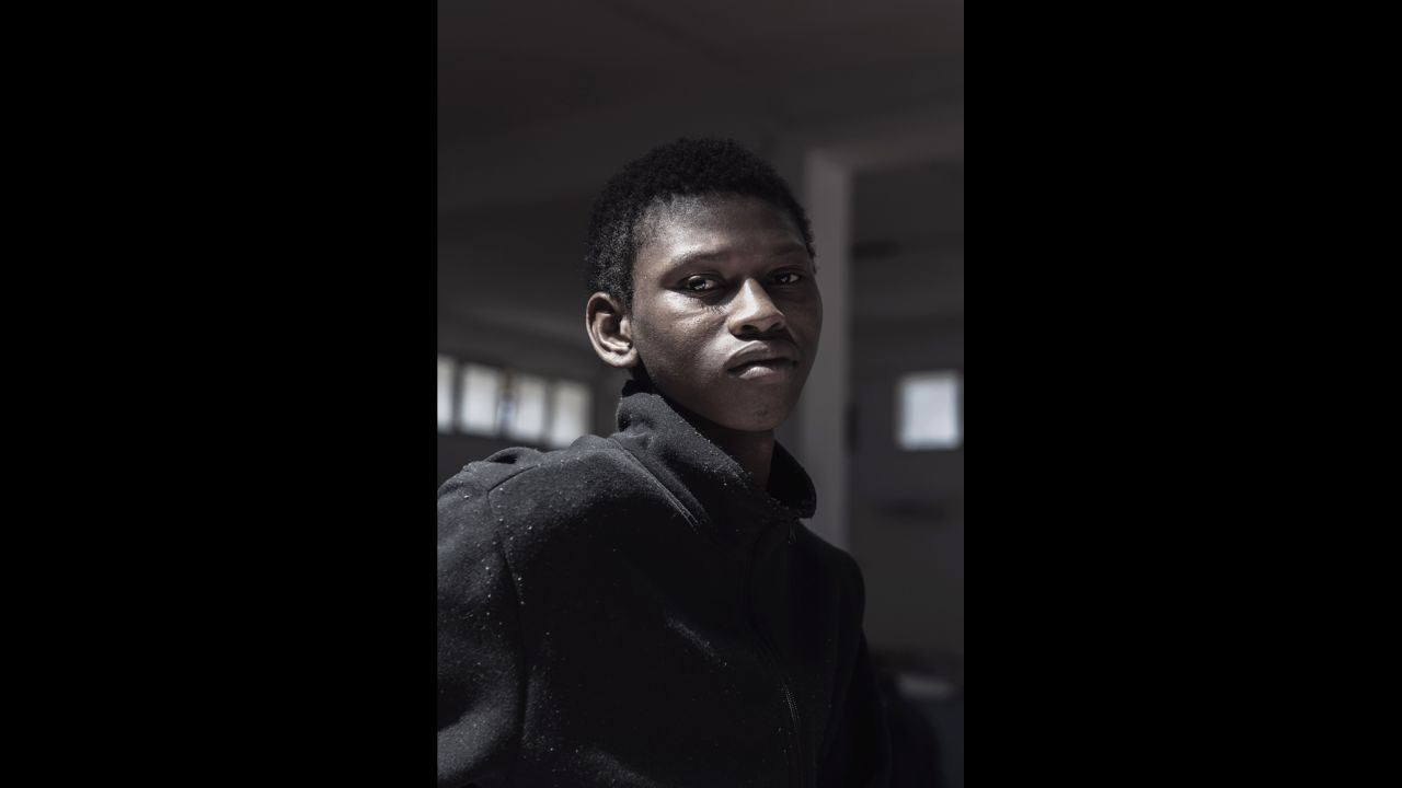 Samba, 19, is from Gambia. "I have met many migrants who are skeptical toward journalists, but in this place, they were quite happy that there was somebody who paid attention and who would like to talk to them," Klougart said.