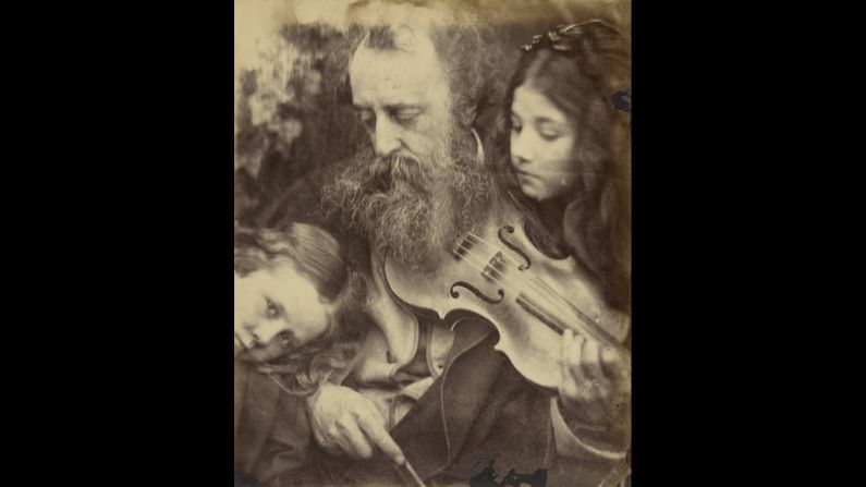 Despite the fame of her subjects, Cameron's work didn't become well-known until the 1940s, when a book of her photos was published. George Frederic Watts, pictured here, was a painter and sculptor -- in his time, considered the greatest of Victorian English painters. This photo was taken in 1865.