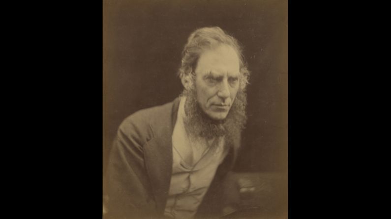 Joseph Dalton Hooker, a botanist and a close friend of naturalist Charles Darwin, poses in 1868. Cameron started in photography in 1863, when she was 48. Her sister was friendly with a number of writers, artists and scientists, and they agreed to pose for Cameron -- a notable undertaking in a day with bulky cameras and long exposure times.