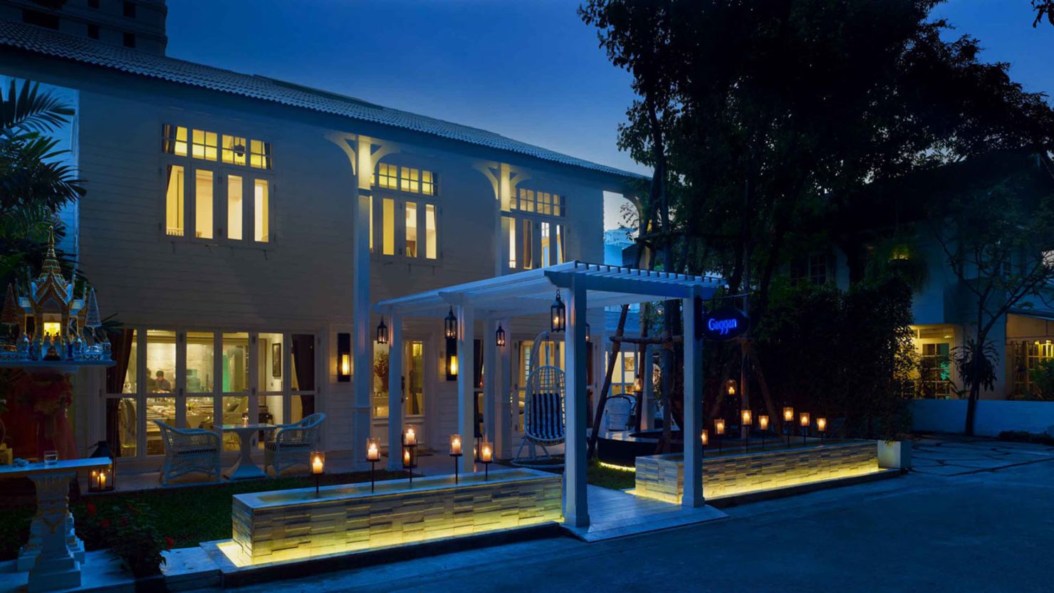 Set in a restored white wooden house, nothing about Gaggan's restaurant looks like a typical Indian restaurant. Fitting, as there's nothing typical about this place. 