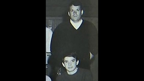 1970 yearbook picture of Dennis Hastert and alleged sexual assault victim Steven Reinboldt