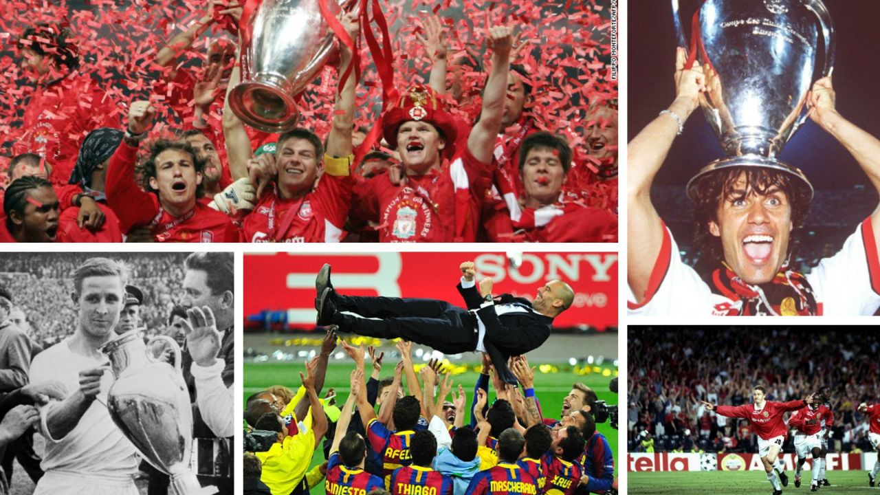 CNNE champions league finals collage