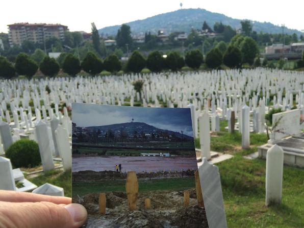 Lion Cemetery was once a football field. Now it is the resting place of thousands of victims of the siege of Sarajevo, including the city's <a href="index.php?page=&url=http%3A%2F%2Fedition.cnn.com%2F2012%2F04%2F05%2Fworld%2Feurope%2Fbosnia-romeo-juliet%2F">"Romeo and Juliet," Bosko Brkic and Admira Ismic</a>, who were shot as they tried to cross the Vrbanja Bridge, and died in each other's arms in May 1993. Kurt Schork, the journalist who first told their story, was also buried here after he died on assignment in Sierra Leone in 2000.