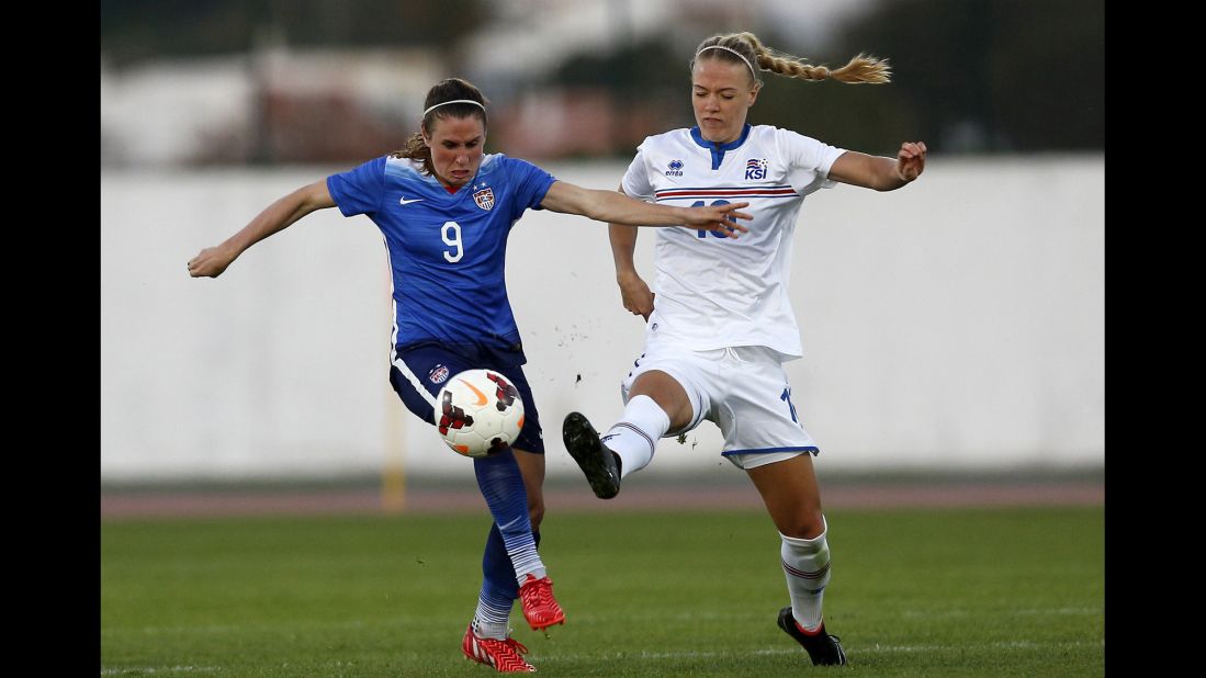 Midfielder Heather O'Reilly, left, is another one of the team's senior players, having appeared in 219 matches since 2002. The 30-year-old has scored 41 international goals, including one at the 2011 World Cup and two at the 2007 World Cup.