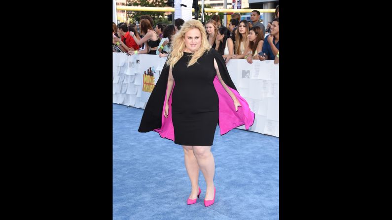 Actress Rebel Wilson has gone a step beyond worrying about those who criticize her for her weight: She's found fame playing "Fat Amy" in the "Pitch Perfect" films. But as proud as she is of her look, Wilson <a href="index.php?page=&url=http%3A%2F%2Fwww.marieclaire.co.uk%2Fnews%2Fcelebrity%2F553164%2Fmarie-claire-s-july-issue-cover-star-rebel-wilson.html" target="_blank" target="_blank">told Marie Claire U.K. she doesn't do nude scenes. </a>
