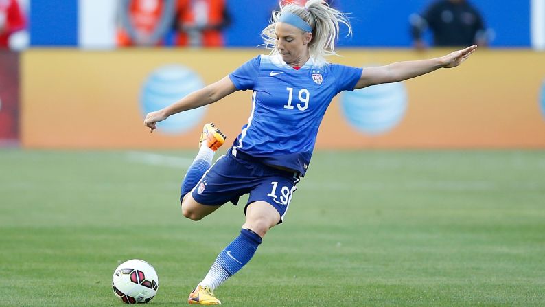Julie Johnston is one of the youngest players on the team at 23, but she could be starting in the middle of the U.S. defense for this World Cup. She's started six matches this year and scored three goals on set pieces. In 2012, she captained the U.S. team that won the Under-20 World Cup.