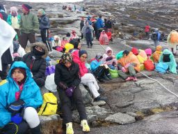 Climbers were stranded on the peak of Mount Kinabalu after the earthquake hit.