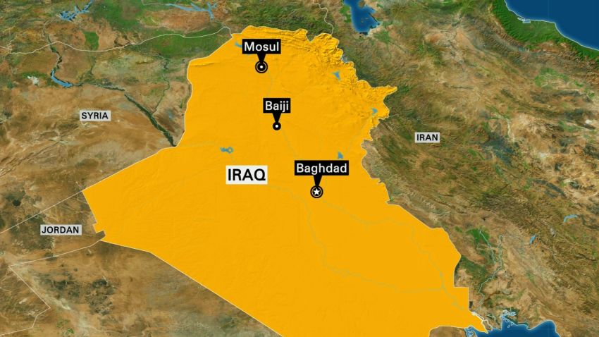 Baiji Iraq ISIS Map