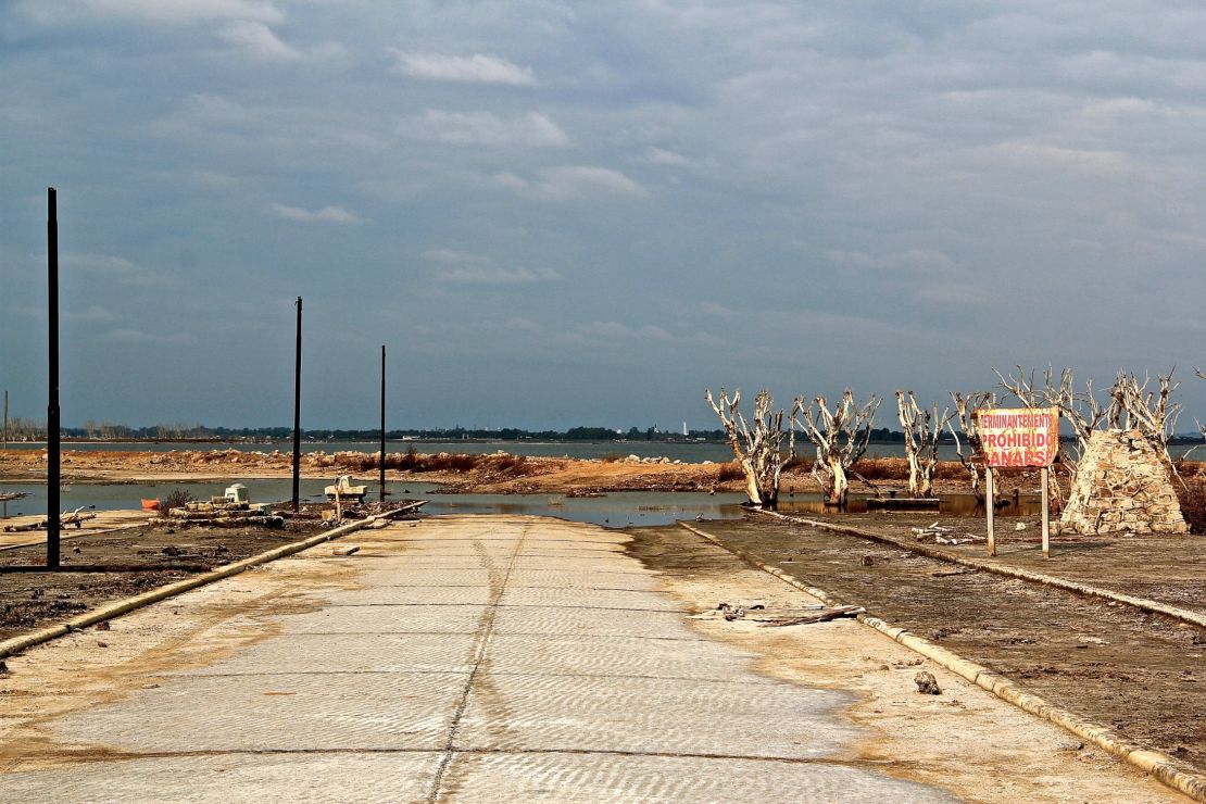 From the floodwaters, a completely different Epecuen emerged. 