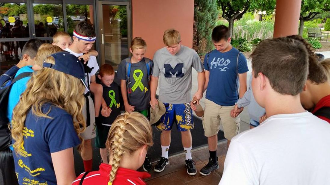 Hunter was thankful for friends and family who supported him during the difficult journey.
