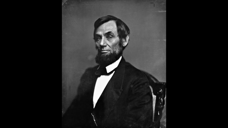 Lincoln in Washington, months after he decided to grow a beard and soon after the Civil War began in 1861. Frederick H. Meserve "understood the value in keeping his images away from any type of light," said his great-great-grandson Peter. Many were kept in closets and boxes. "Some prints have never seen the light of day."