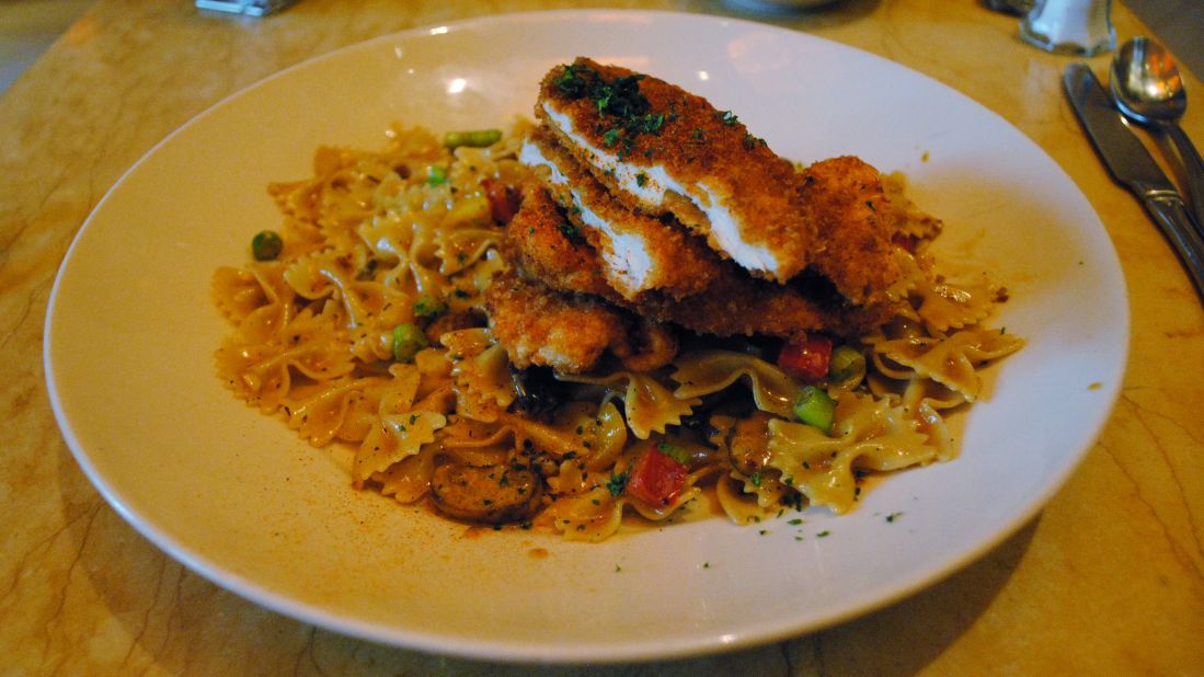 The Cheesecake Factory's Louisiana Chicken Pasta has 2,370 calories, along with 80 grams of saturated fat—that's a four-day supply in one bowl.