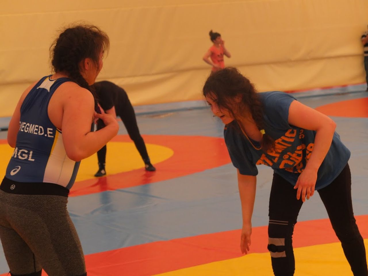 In a traditionally conservative country the growth of young women competitors in a formerly male-dominated sport such as wrestling is considered groundbreaking.