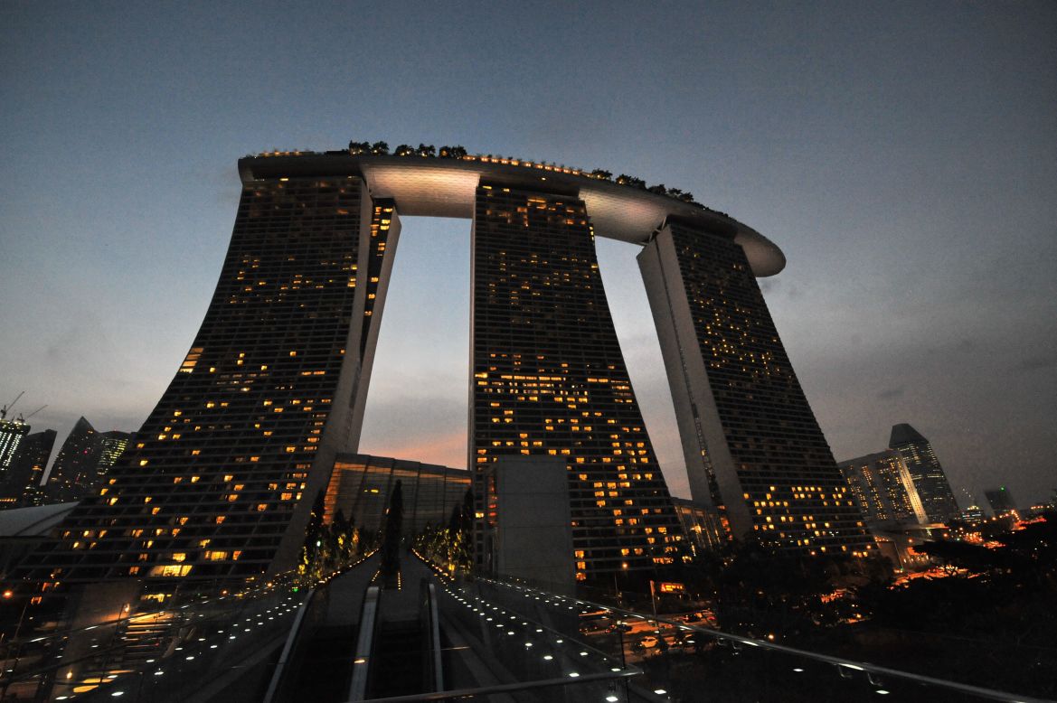 Arguably the most well-known feature of Singapore's skyline today, the Marina Bay Sands hotel has set all eyes on Singapore with its integrated resort and prime location on the waterfront.